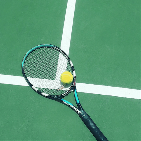 Rally to your heart's content at the estate's tennis court