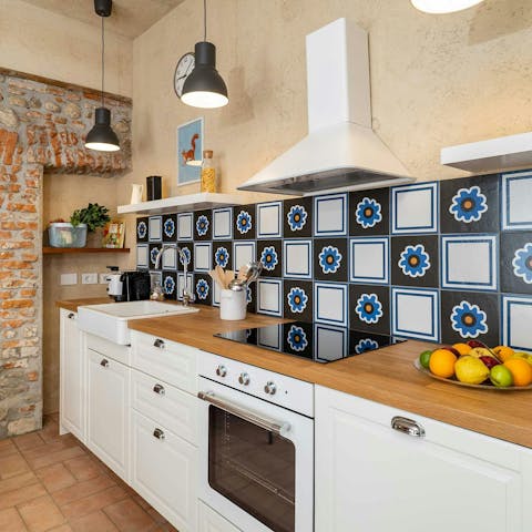 Cook up your favourite meals from the comfort of the kitchenette