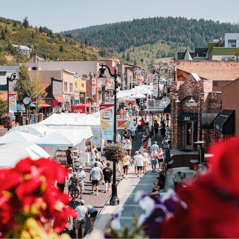 Walk to Park City's dining, shops and more
