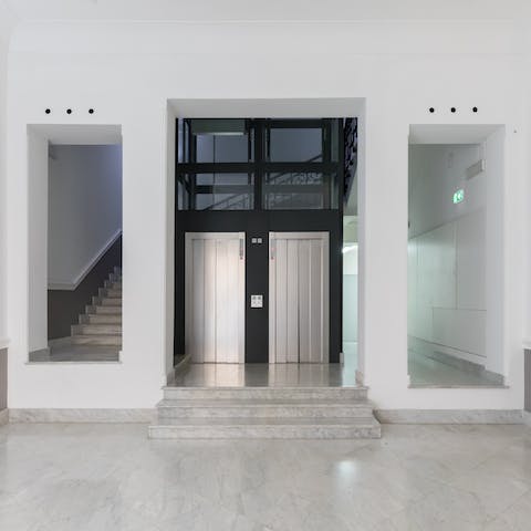 A newly refurbished palazzo