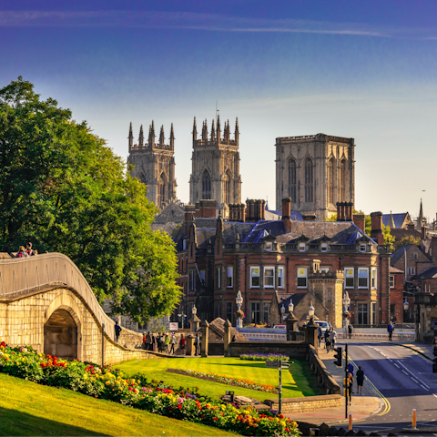 Explore the city – your home is just an eighteen-minute walk from the centre