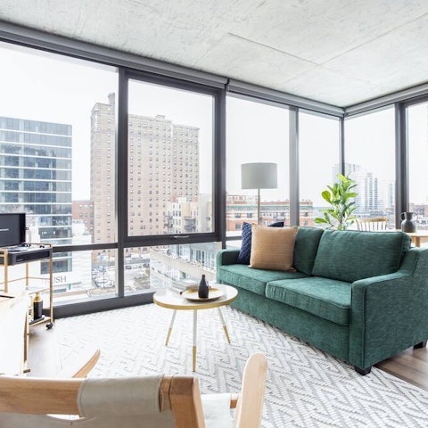 Put your feet up and relax in the stylish surroundings