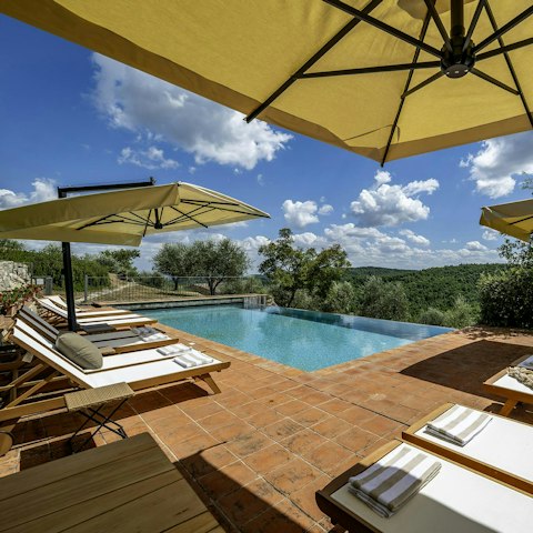 Swim and sunbathe while enjoying the special scenery