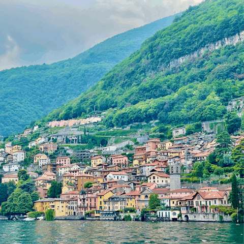 Wander the magnificent streets of Carate Urio