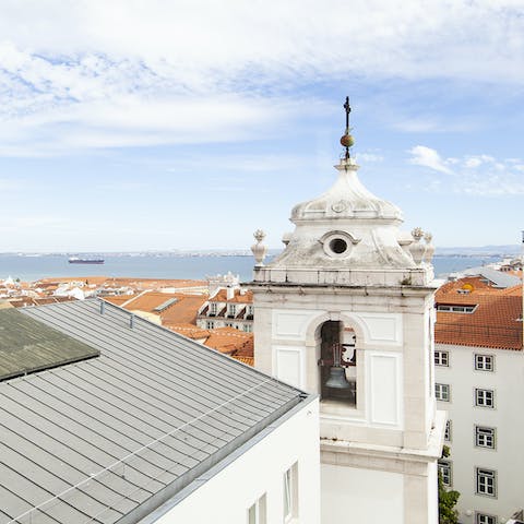 Admire the breathtaking views from every window