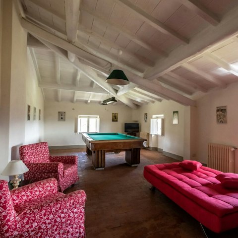 Get competitive in the games room