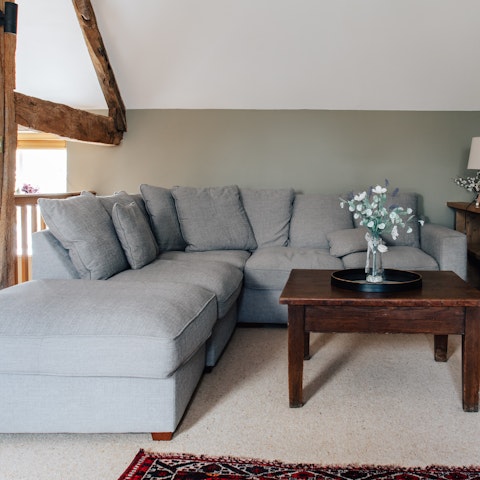 Gather in the upstairs lounge for a family movie night