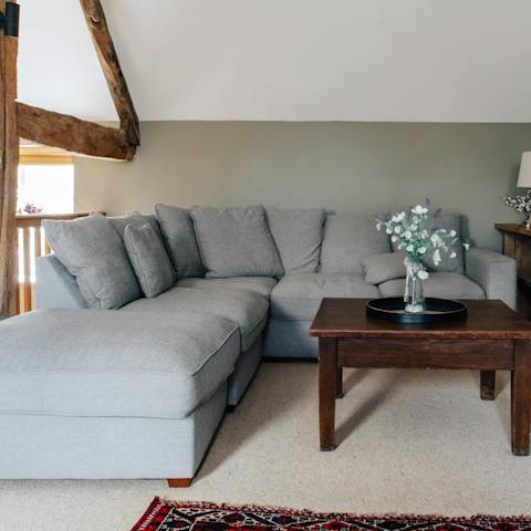 Gather in the upstairs lounge for a family movie night