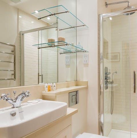 Pamper yourself in the luxurious bathrooms