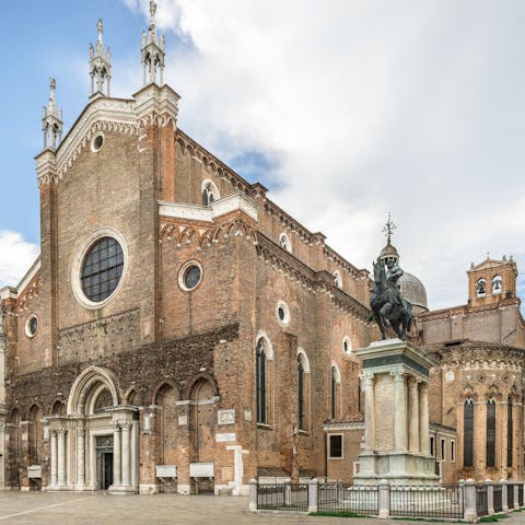 Discover the historic Campo Santi Giovanni e Paolo