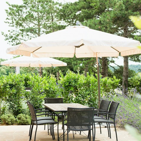 Start the day with a traditional Italian breakfast on the terrace