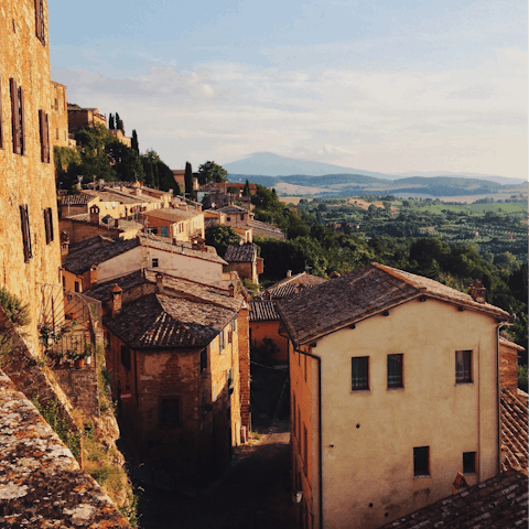 Drive over to the charming villa of Montepulciano and lunch in a traditional restaurant