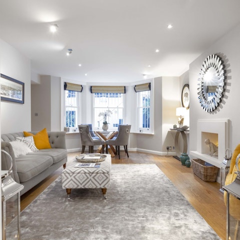 Unwind in one of the two cosy lounges
