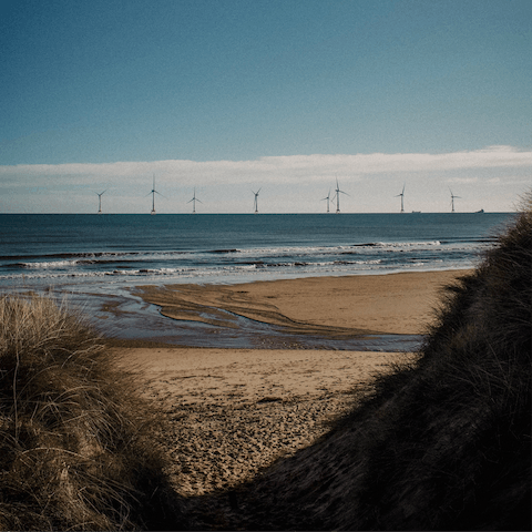 Take in the fresh sea air at Aberdeen Beach, a twenty-minute drive from home