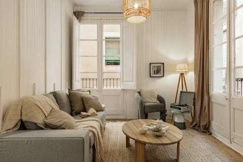 Kick back and relax with a good book on the sofa