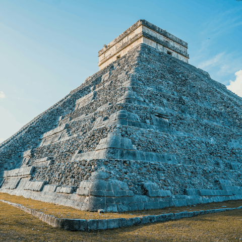 Explore ancient Mayan ruins in the Yucatán