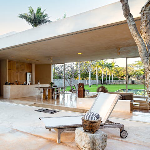 Find the perfect spot for sunset drinks on the terrace