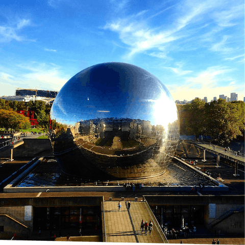 Visit the Cité des Sciences et de l'Industrie – Europe's biggest science museum – twenty minutes away on foot