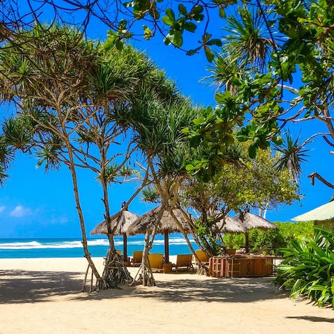 Head to one of Bali's picturesque southern beaches