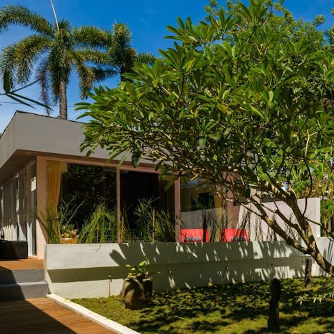 Retreat to your private terrace for some quiet time