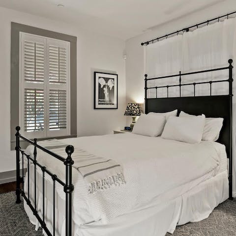 Get a good night's sleep in the plush bedrooms