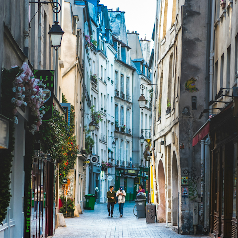Soak up the magic of Paris while exploring the Marais