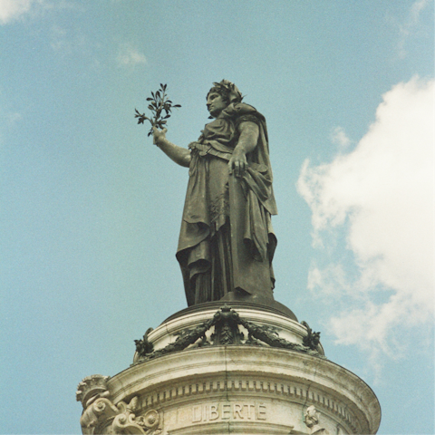 Start your sightseeing adventure with a stroll to Place de la République