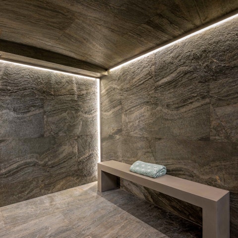 Relax in the villa's private hammam