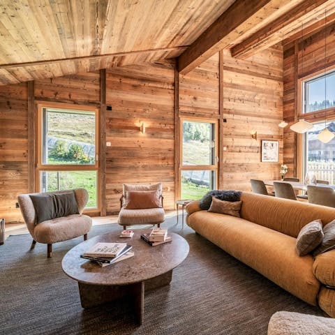 Embrace total relaxation in the living room