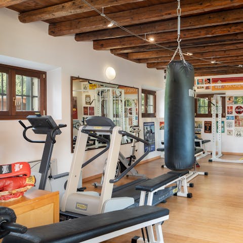 Keep on top of your fitness routine in the home gym