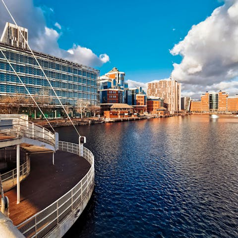 Catch the Tram to visit Salford Quays