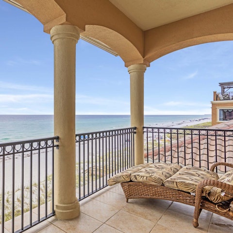 Look forward to watching the sunset over the Gulf from the balcony