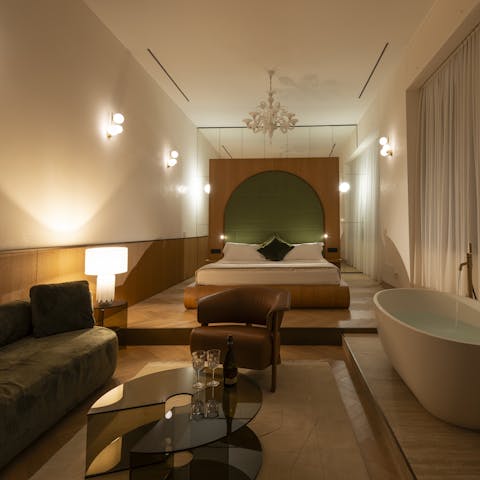 Draw the bath for an end-of-the-day soak