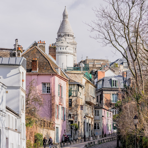 Explore the City of Light, including the nearby Sacré-Cœur