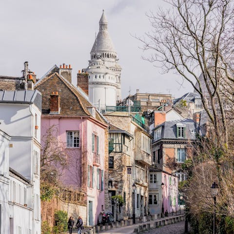 Explore the City of Light, including the nearby Sacré-Cœur