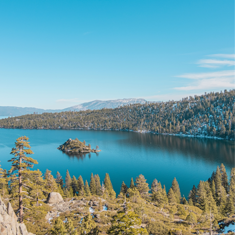 Spend the day exploring Lake Tahoe