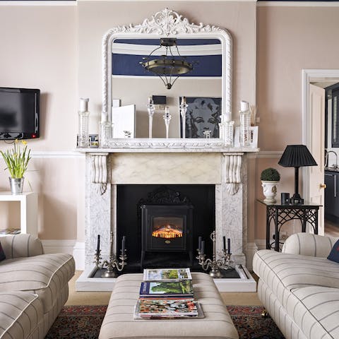 Curl up in front of the fire with a good book