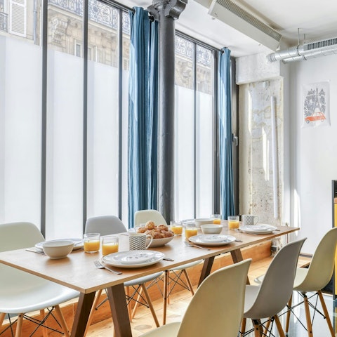 Relax with meals at home or wander to a local restaurant