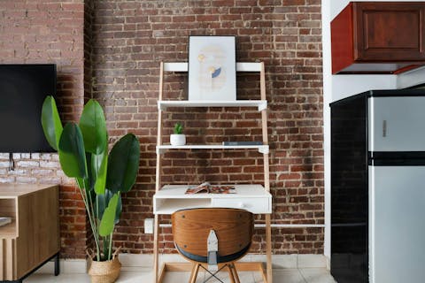 Keep on top of business admin at the dedicated desk area