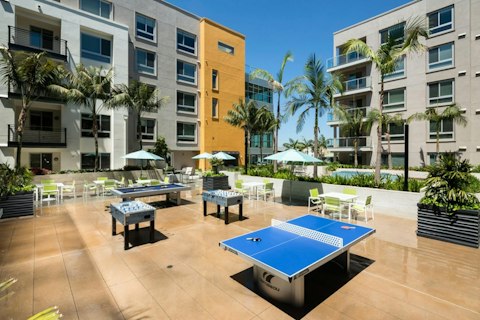 Get to know your neighbours over a game of table tennis