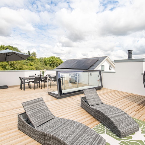 Relax and catch some sun out on the terrace