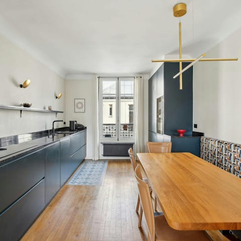 Rustle up a French feast in the contemporary kitchen
