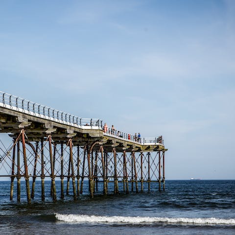 Spend the day savouring quintessential seaside charm in Saltburn