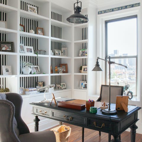 A light-filled office