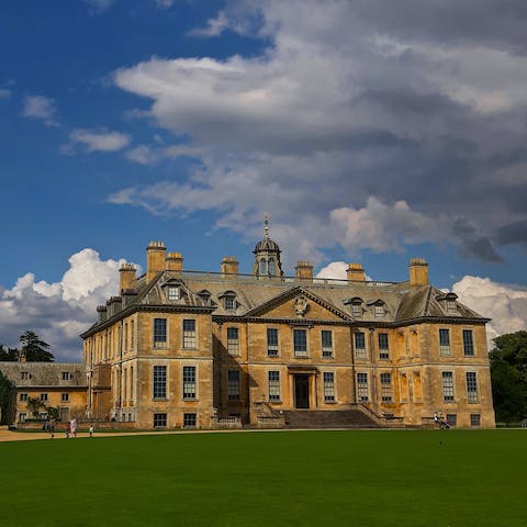 Jump in the car and take the twenty-minute drive to Belton House – take a picnic for lunch in the grounds