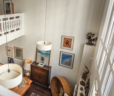 Double height living space