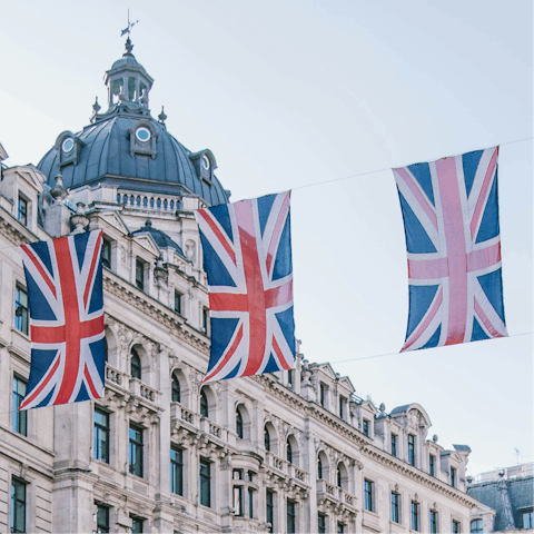 Embrace the buzz of Central London – a short tube ride away