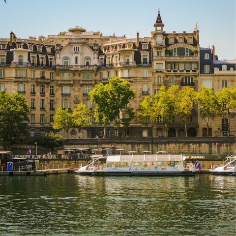 Spend an afternoon strolling alongside the Seine