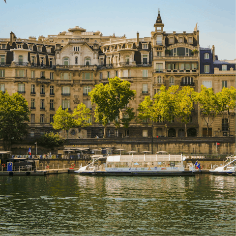 Spend an afternoon strolling alongside the Seine