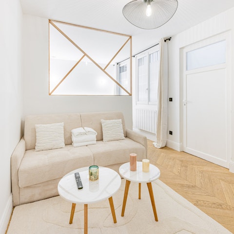 Wind down with drinks at home or wander to a local bar